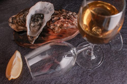 conseil de dégustation Pineau sainte-hermine extra-vieux verre huîtres apéritif